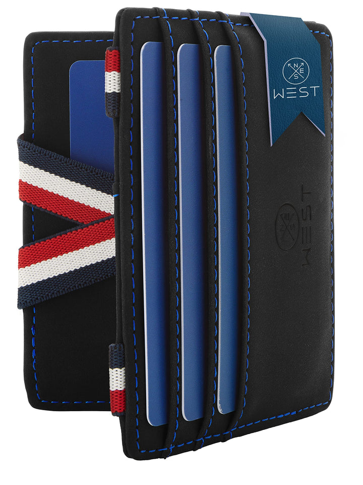 WEST® - Magic Wallet mit Münzfach + Geschenkverpackung - magische Geldbörse kompakt & klein - Trick