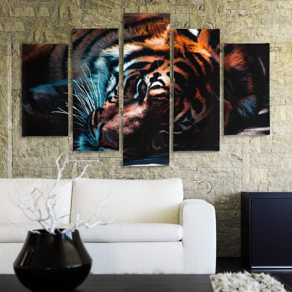 Feeby. Wandbild - 5 Teile - Deco Bild, gedrucktes Bild, Foto, Deco Panel, XXL, 5-Teilig, Typ A, 250x