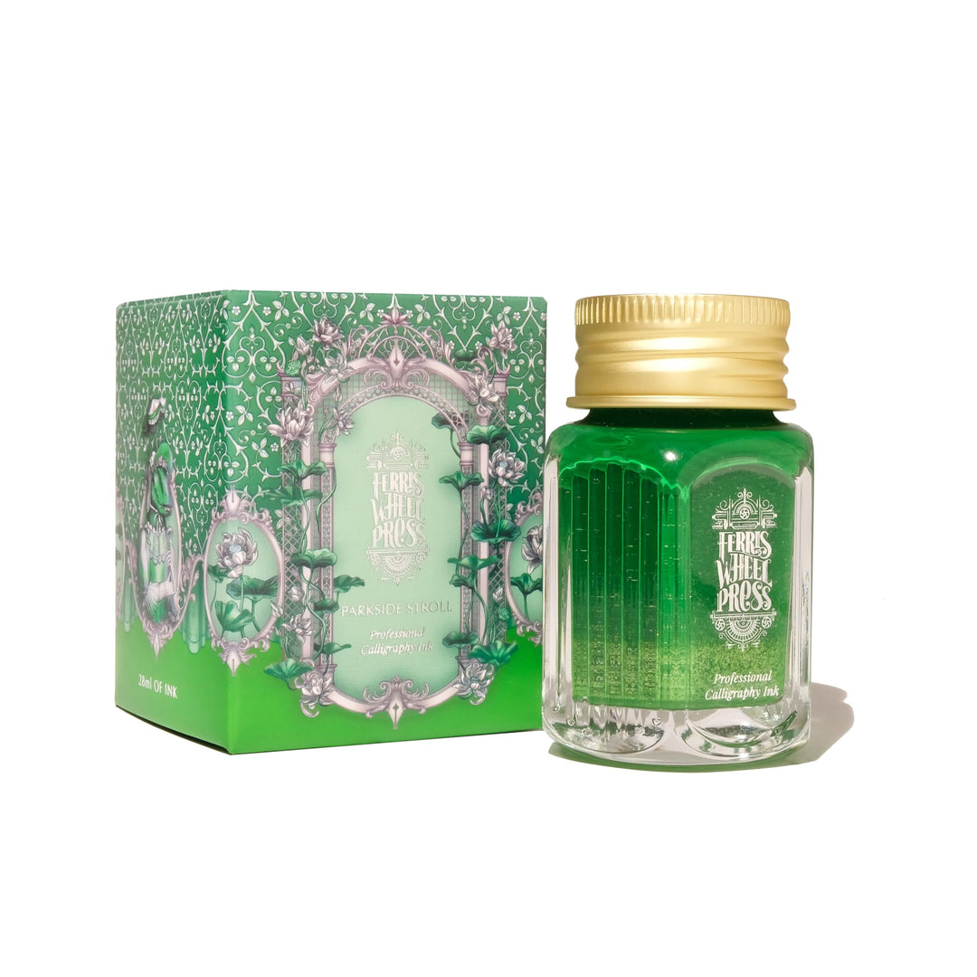 Ferris Wheel Press Calligraphy Ink, Verdant Green, 28ml Verdant Green 28 ml, Verdant Green 28 ml
