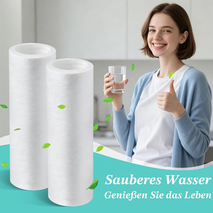 5 Stück Ersatzfilter für Grünbeck Wasserfilter FS 1, 80 µm Feinfiltration | Water Filter Ohne Schutz