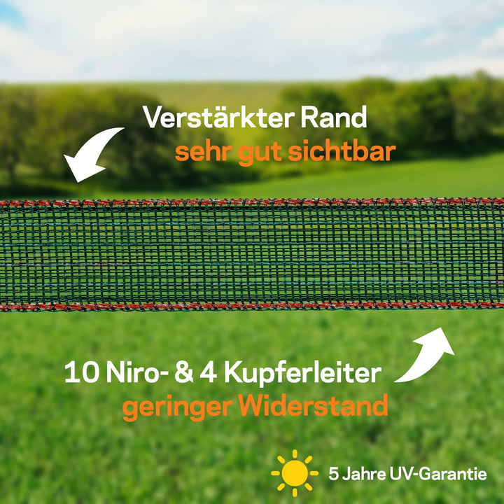 200 m/40 mm Gallagher Weidezaunband TurboStar Super (grün)