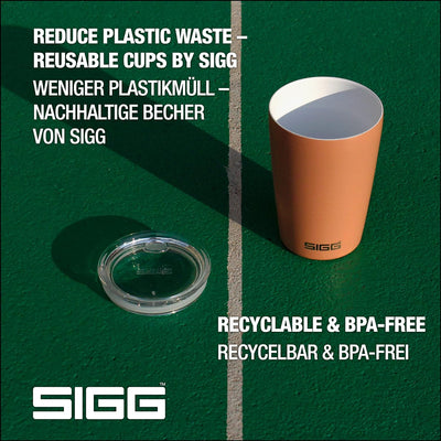 SIGG - Kaffeebecher Neso Pure Ceram - Mit Tritan-Deckel - Spülmaschinenfest - Federleicht - BPA-frei