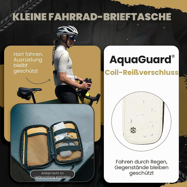 Lumiere & Co. Falcon Magnetische Satteltasche – 0,37 l | 12,7 cm x 7,6 cm x 3,8 cm | Schlankes, mini