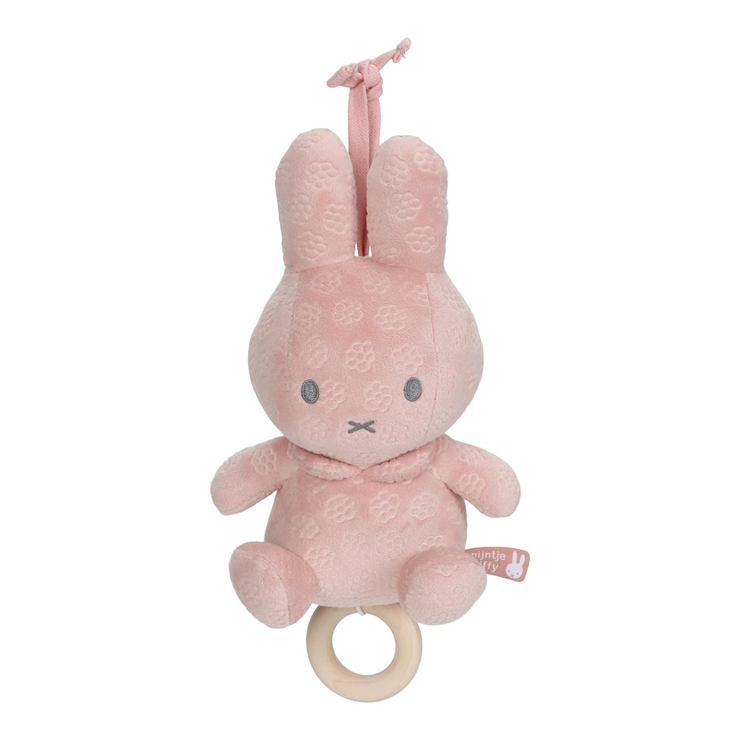 Tiamo NIJN893 Stoff Spieluhr Hase Miffy - Pink Flower
