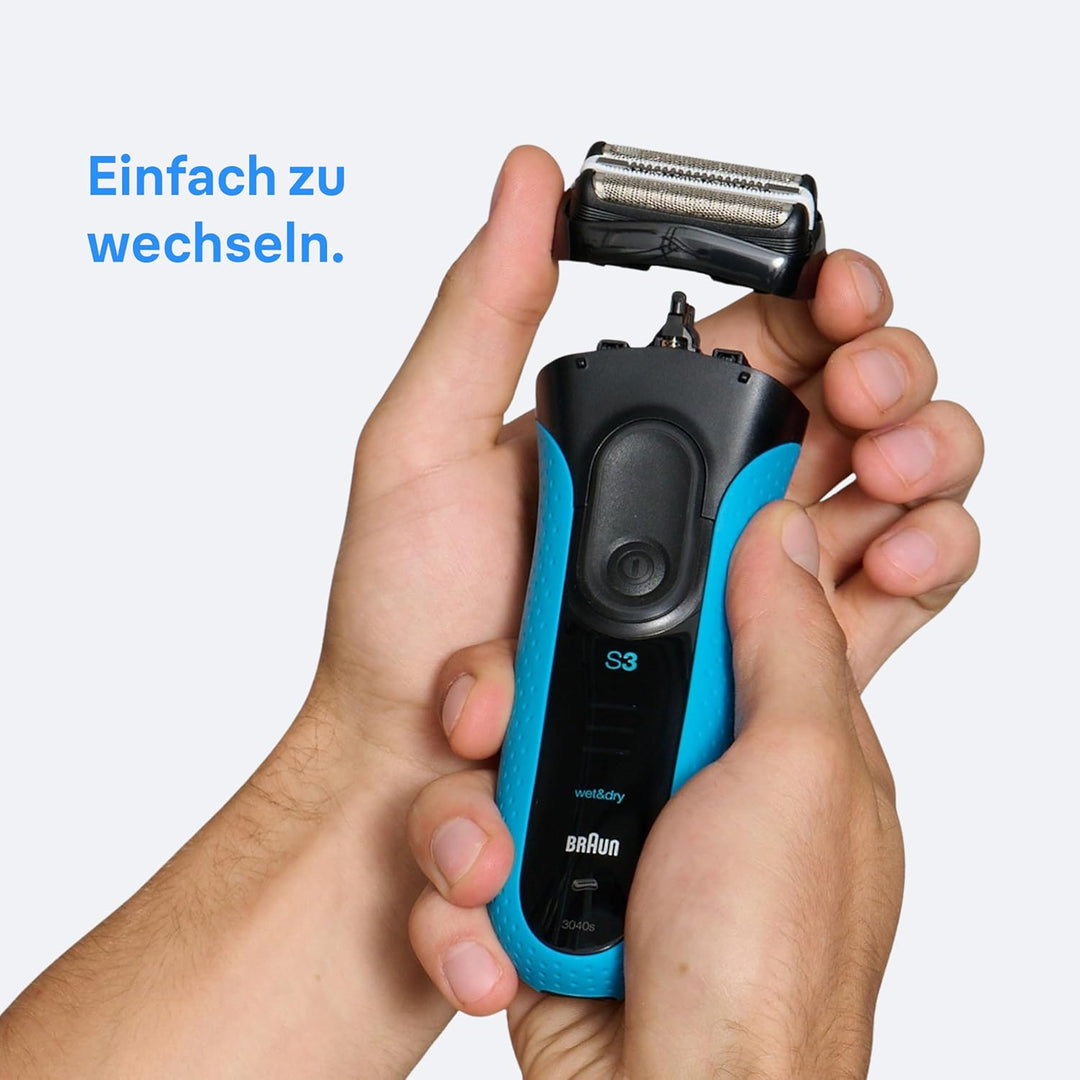 Braun Series 3+ Elektrorasierer Scherkopf 32B – ORIGINAL Ersatzscherteil & Rasierer Zubehör – Made i