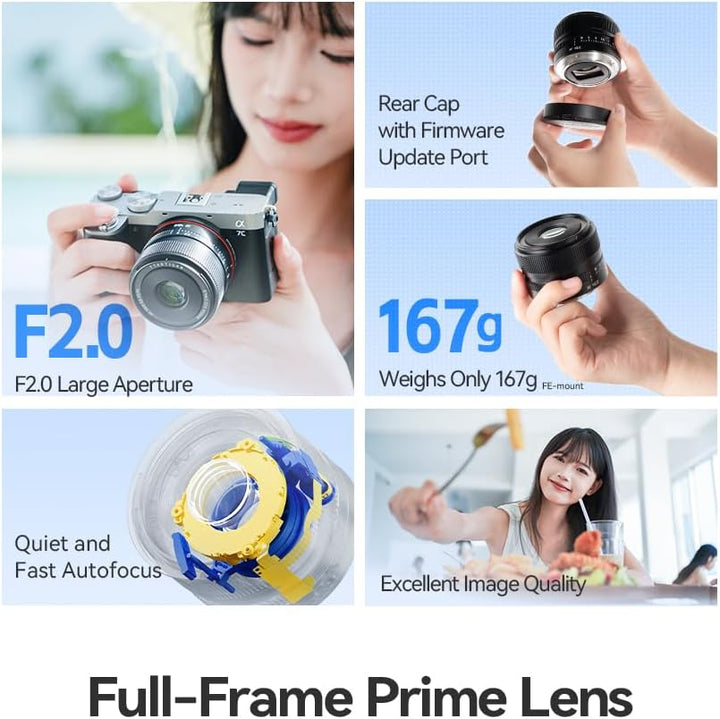 TTARTISAN AF 40mm F2 Vollformat Objektiv für Nikon Z, Autofokus Kompaktes Leichtes Kameraobjektiv Ko