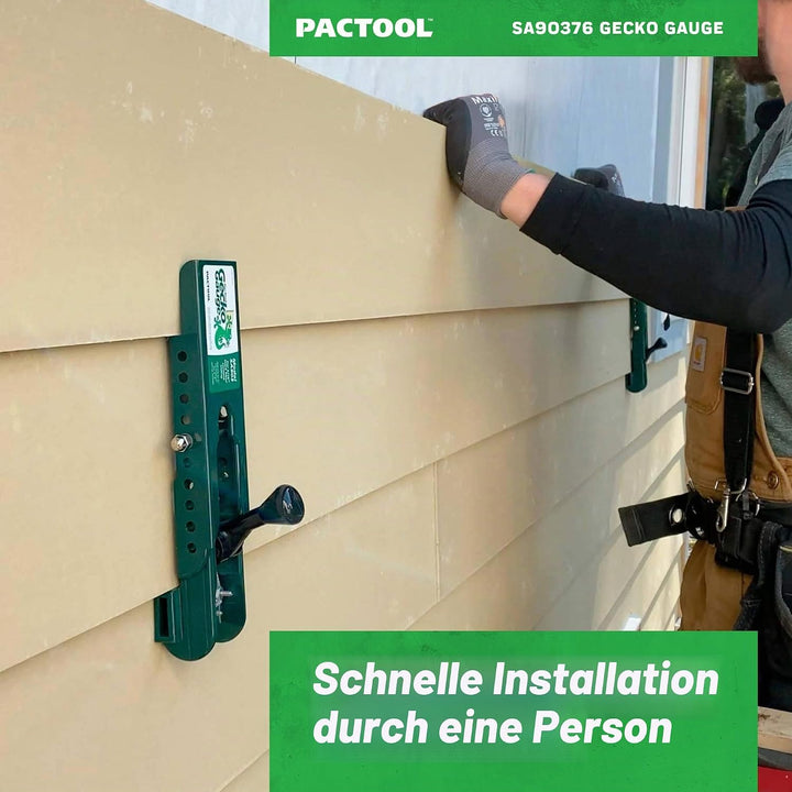PacTool International Gecko-Messgerät, Faserzement, SA90376 Stärke für 7/16 Zoll dicke LP-Seiten., S