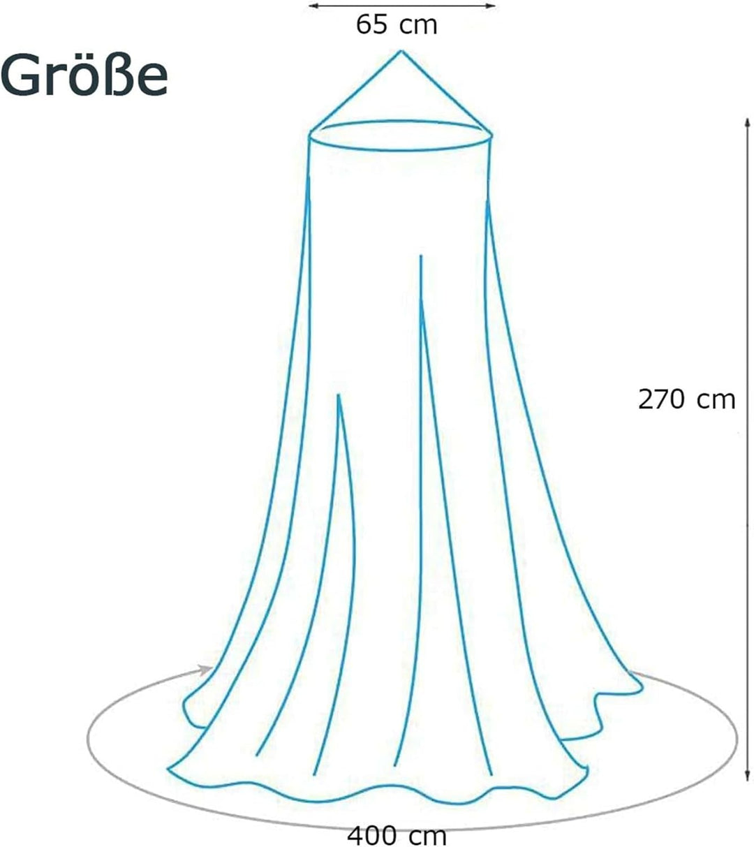 Betthimmel Babybett, Kinder Moskitonetz Spitze Baldachin, Mädchen Prinzessin Himmelbett Bettvorhang
