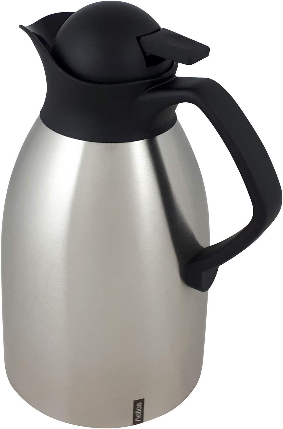 Helios Enduro Push Edelstahl-Isolierkanne, matt, 1,5 Liter, 1,5 Liter