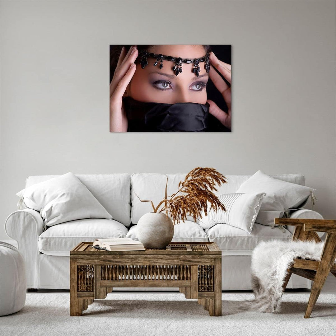 Bilder auf Leinwand Orient weiblich modell dekoration Leinwandbild 70x50cm Wandbilder Dekoration Woh