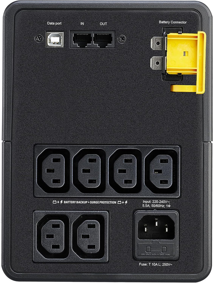 APC Back UPS BX – BX1200MI - unterbrechungsfreie Stromversorgung 1200 VA, Batteriesicherung & Übersp