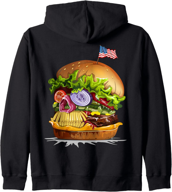 Schädelhamburger Kapuzenjacke