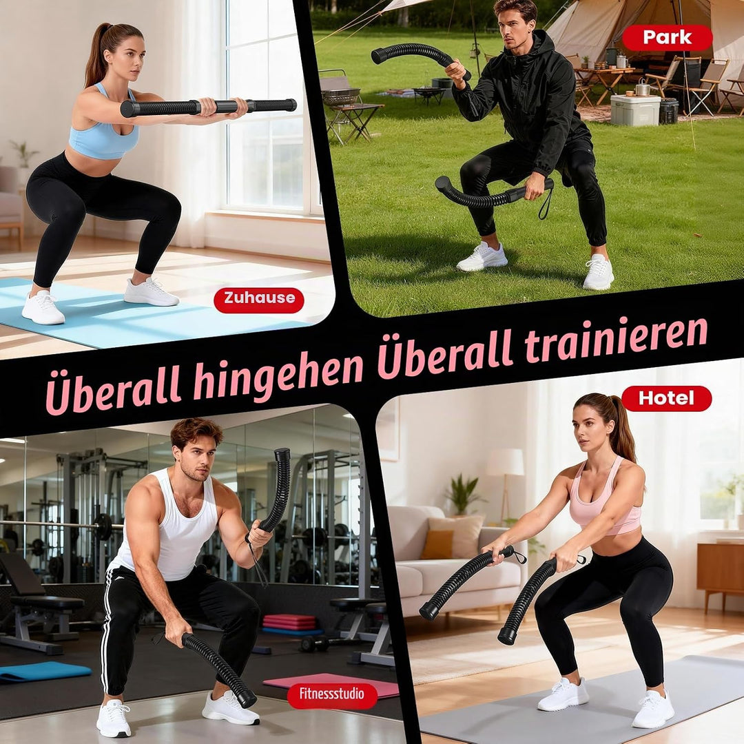 RELIFE REBUILD YOUR LIFE Trainingsseile 2-in-1 Battle Rope ohne Seil fur Heimfitnessstudio leises Se