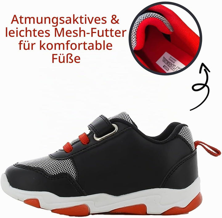 Leomil Spiderman Blinkschuhe Jungen Spiderman Schuhe Kinder, Ideal for Schule und Freizeit 26 EU Sch