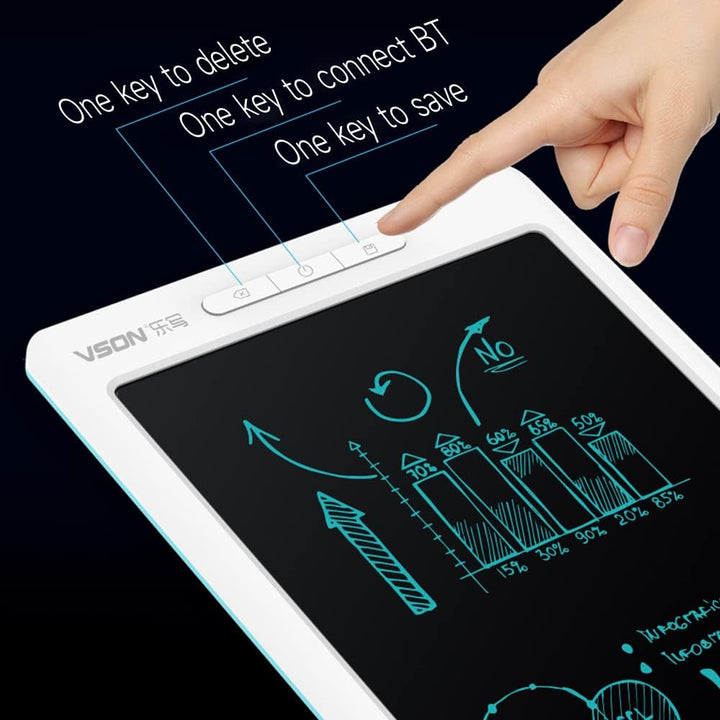 Smart Graphics Tablet Digitales Zeichentablett 8192 Stufen Druckempfindlichkeit Synchron Notizen Übe