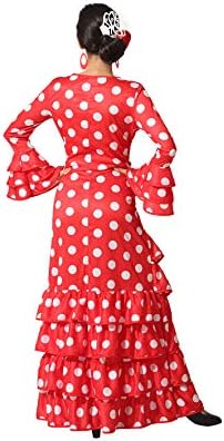 ATOSA Damen 66119 Flamenco-Kostüm M-L Frau Rot, Rojo