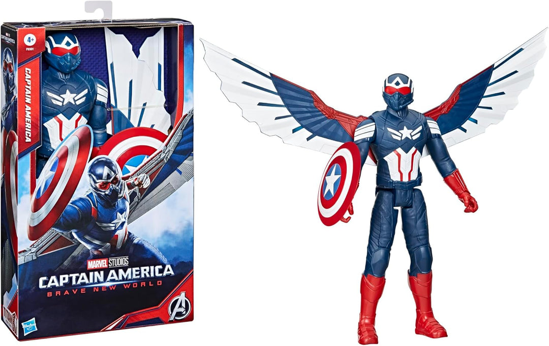Marvel Studios Captain America Brave New World, Captain America Deluxe Action-Figur, 30 cm