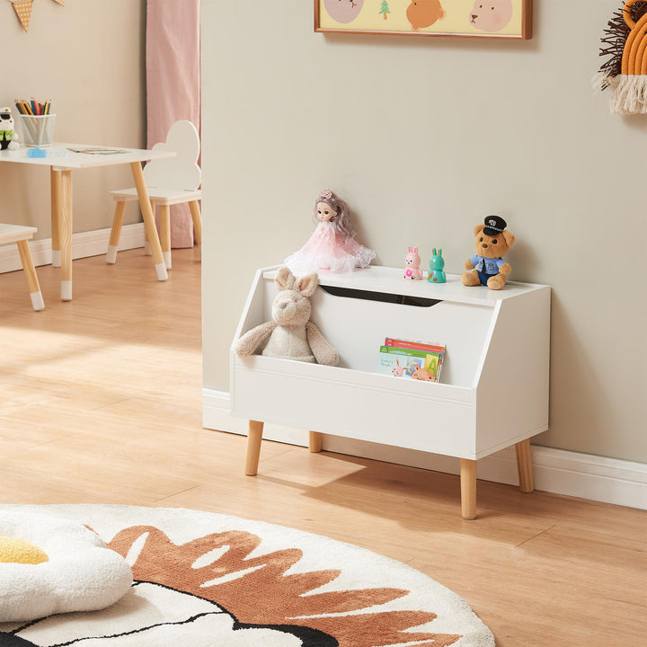 [en.casa] Spielzeugkiste mit Deckel Aavanrar Kuscheltier Aufbewahrung Kinderzimmer Truhe Spielzeugbo
