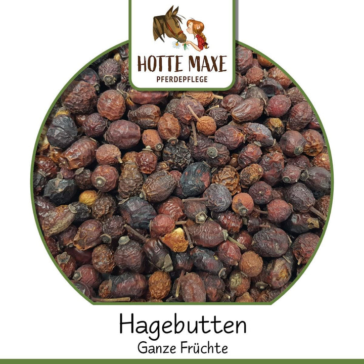 Hotte Maxe Hagebutten für Pferde - Leckerlies direkt aus der Natur, 10kg Karton, 10kg
