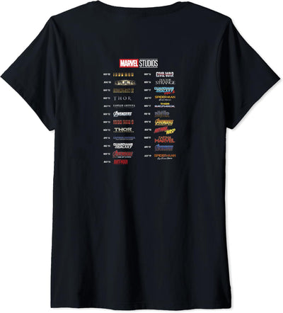 Marvel Studios MORE THAN A FAN 10th Anniversary T-Shirt mit V-Ausschnitt