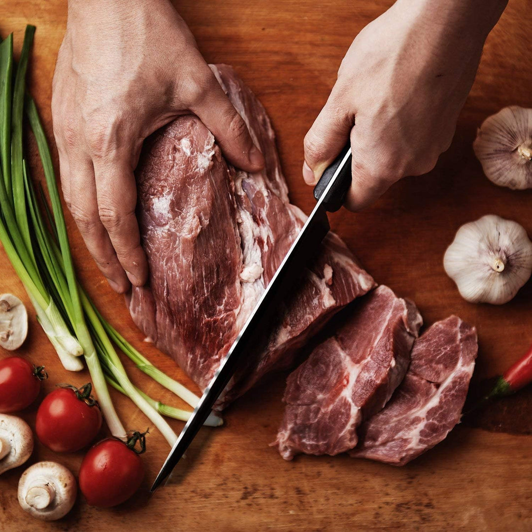 ORBLUE Hackmesser - Chinesisches Kochmesser, Scharfes Küchenmesser, Ideal als Metzgermesser, Fleisch