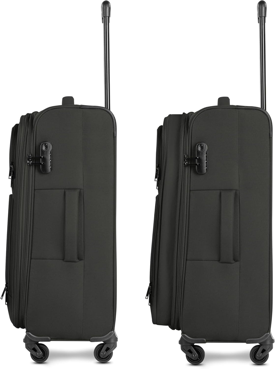 SMARTBOX Weichgepäck Koffer-Set 3-teilig für Damen & Herren | leichte & stabile Reise-Trolleys, hoch
