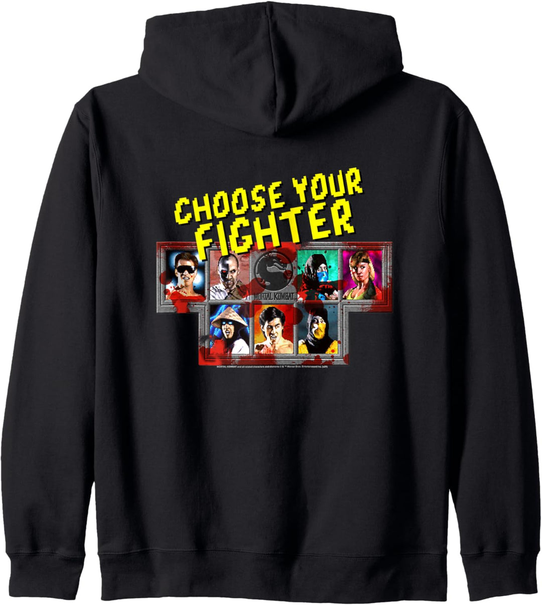 Mortal Kombat Klassic Choose Your Fighter Kapuzenjacke