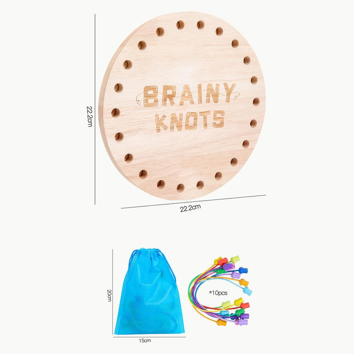Brainy Knots Logikspiel–Geduldspiele & Rope-Challenge-Spiel für Kinder, Seiltricks und Familien-Bret