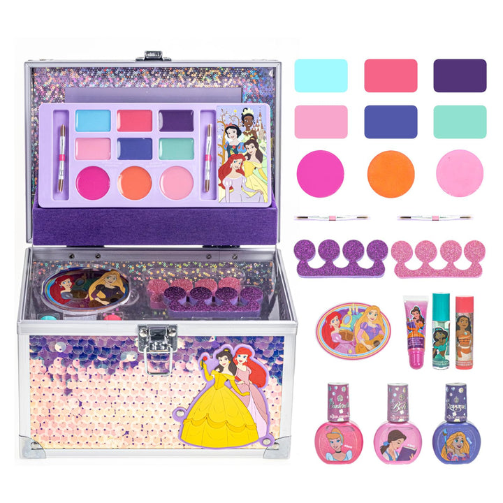 Disney-girls zugset mit schönheitskuch, mädel mit make-up für kinder, echte wasche-uniformen, die pa
