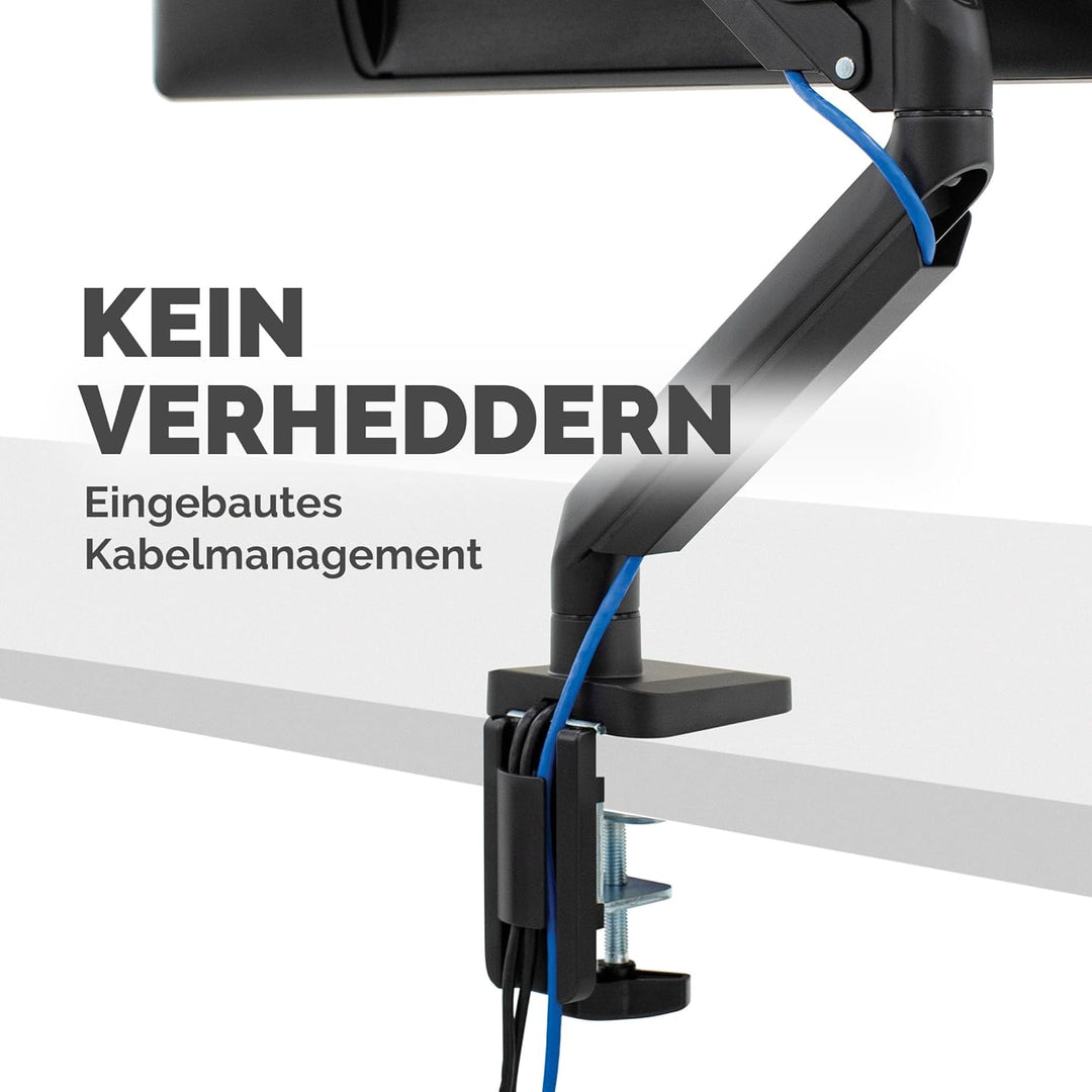Fellowes Monitor Halterung für 1 Bildschirm bis 32 Zoll (81,28 cm) - Platinum Series Monitor Arm mit