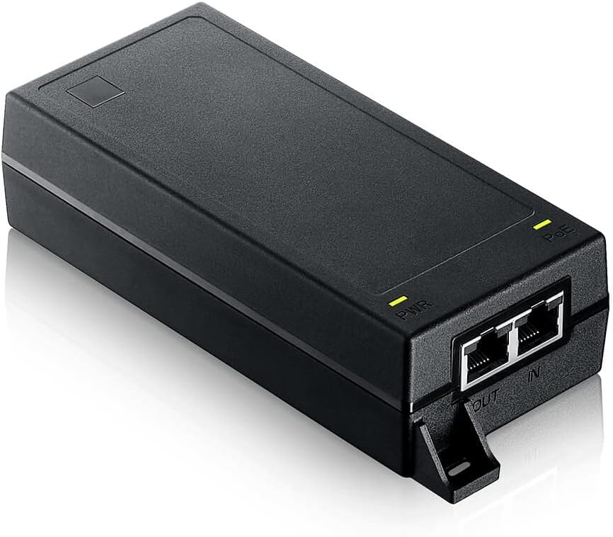 Zyxel 1-2,5-5G Multi-Gigabit 802.3bt PoE++ Injector mit einem einzigen Port [POE12-60W] Einheitsgrös
