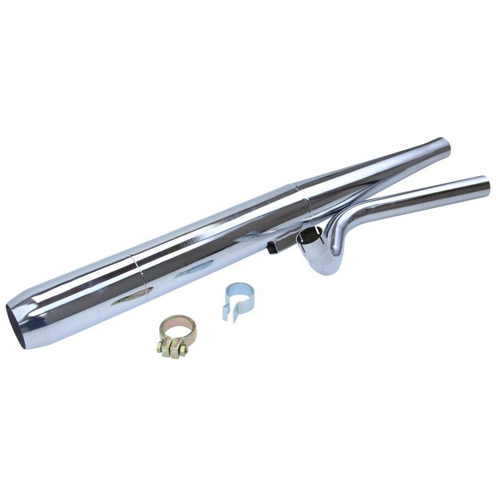 Auspuff Kreidler Florett RS 6,3 PS Original Form Schalldämpfer + Steckkrümmer 32mm