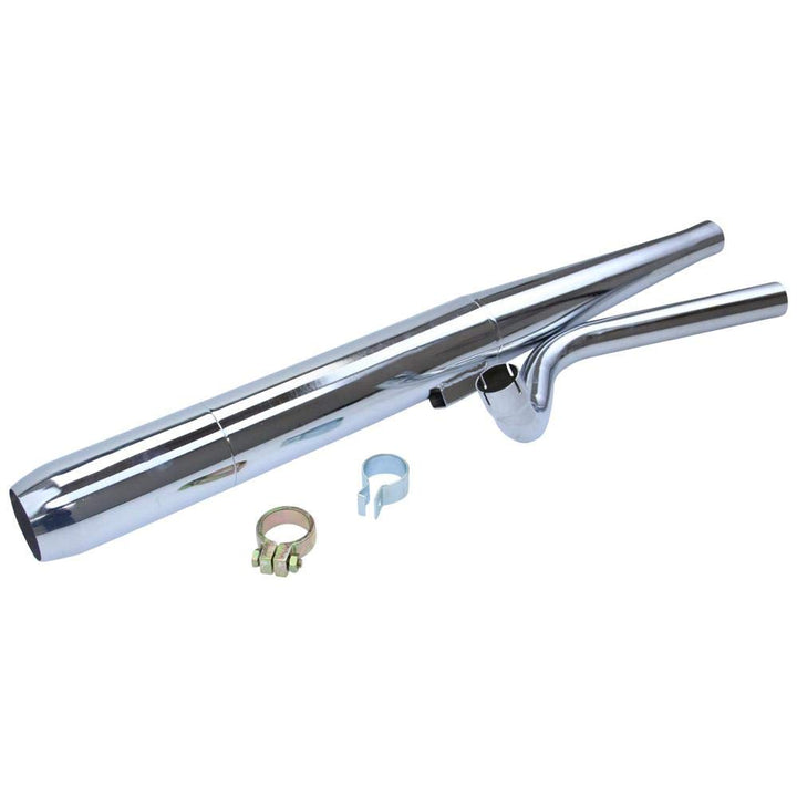 Auspuff Kreidler Florett RS 6,3 PS Original Form Schalldämpfer + Steckkrümmer 32mm