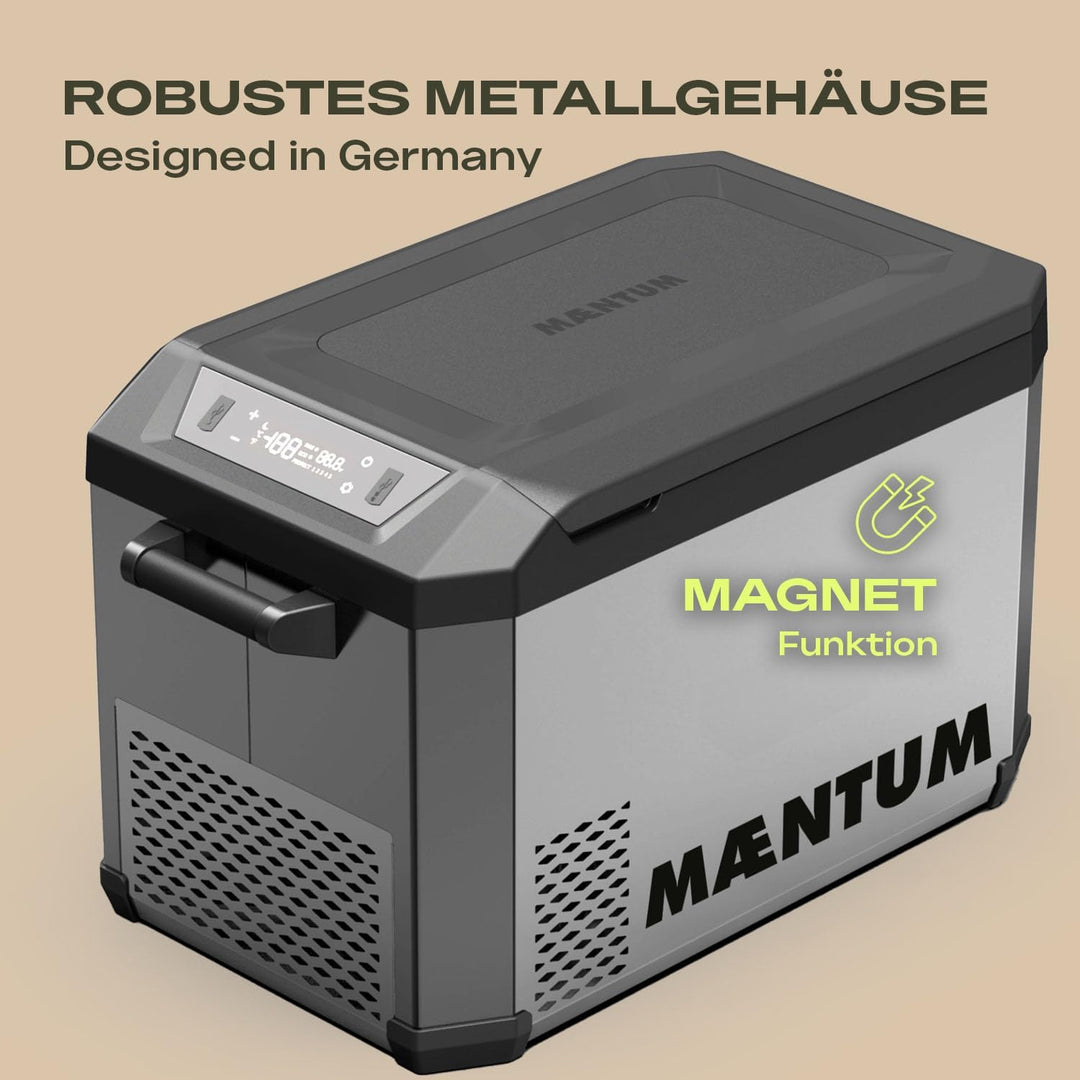 by Plug IN Festivals - Elektrische Kühlbox - Kompressor Kühlbox 12V 230V, USB & App-Steuerung - leis