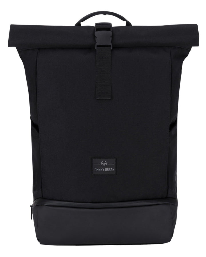 Johnny Urban Rolltop Rucksack Damen & Herren Gross Schwarz - Allen Large - Laptop Backpack für Uni,