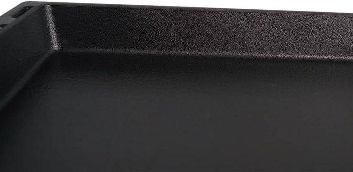 SANTOS einsetzbare Guss Grillpfanne/Einsatzpfanne - Gusseisen Grill Plancha - 37,7x 42,8x4,6cm - SAN