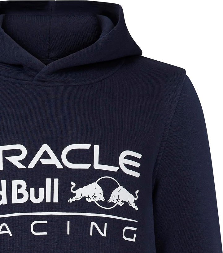 Red Bull Racing Kapuzenpullover, für Kinder, F1, Team-Logo, offizielle Formel 1, Blau – 8 Jahre, bla