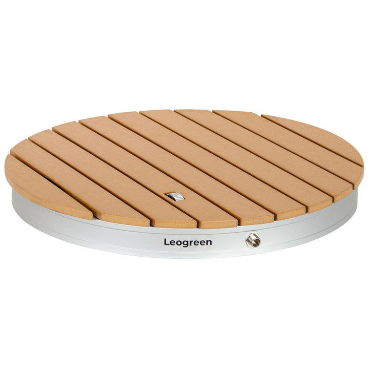 Leogreen Gartendusche, Aussendusche für den Garten mit Fussrad, Bodendusche mit 4m Wasserstrahlhöhe,