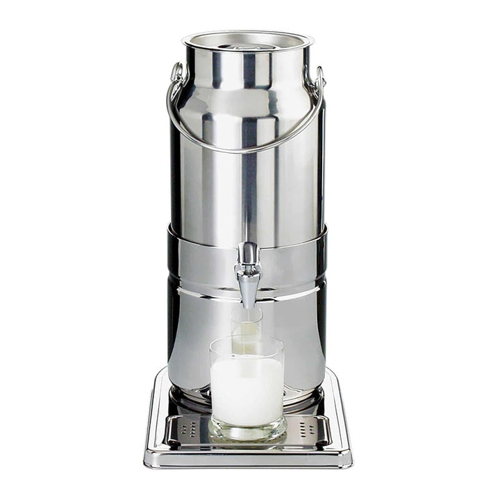 APS 10750 Milchkanne -TOP FRESH-, 23 x 35 cm, H: 45 cm, 18/8 Edelstahl, 1 Kühlakku im Standfuss