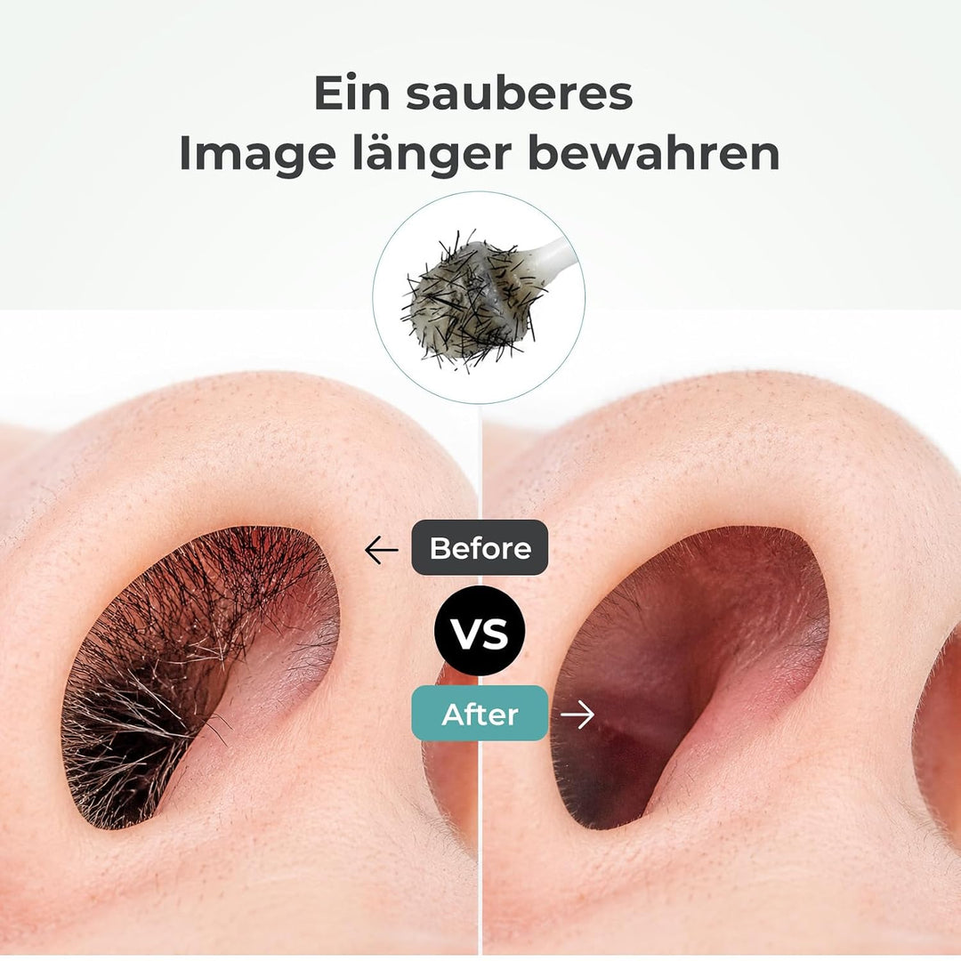 Nasenhaarentferner, Nasenhaar Wachs, Waxing Set für Männer und Frauen, Mini Wax Maschine mit 100g Wa