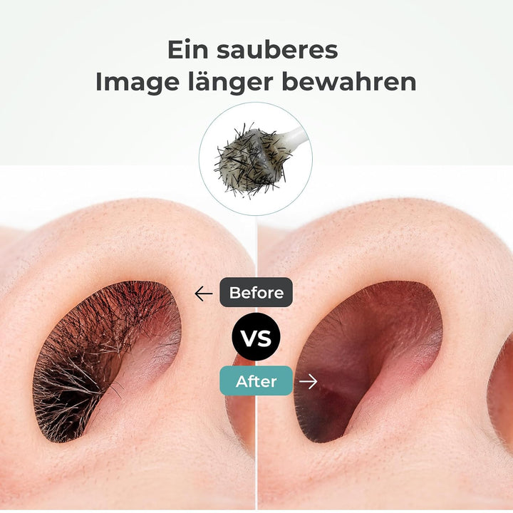 Nasenhaarentferner, Nasenhaar Wachs, Waxing Set für Männer und Frauen, Mini Wax Maschine mit 100g Wa