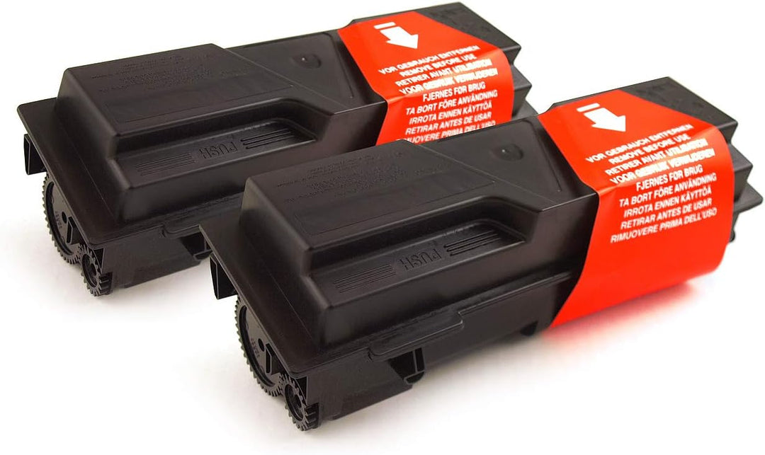 Green2Print Toner Doppelpack, 2 Kartuschen 2X 7200 Seiten ersetzt Kyocera TK-1140 passend für Kyocer