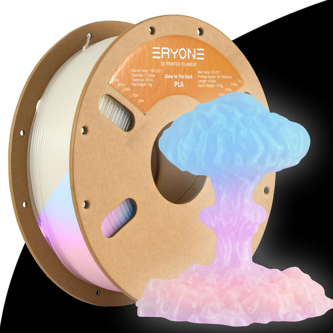 ERYONE Spezielles PLA Filament 1,75mm +/-0,03mm, 3D-Druck-Filament PLA 1,75 mm f¨¹r 3D-Drucker und 3