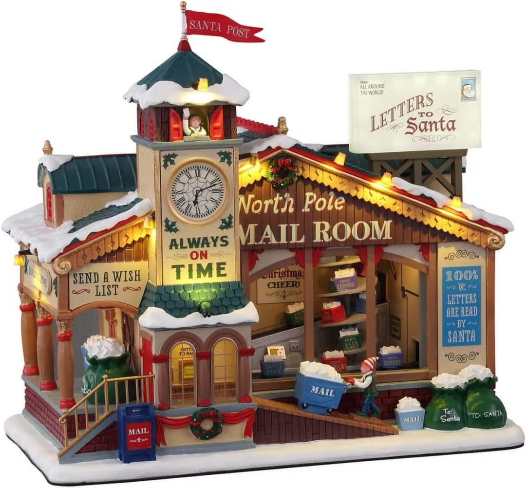 Lemax 15733-UK Santa's Wonderland Sights & Sounds: North Pole Mail Room