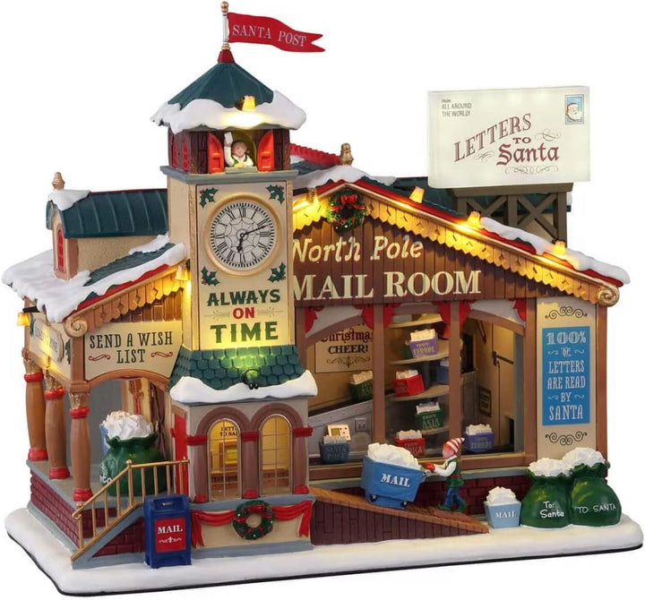 Lemax 15733-UK Santa's Wonderland Sights & Sounds: North Pole Mail Room