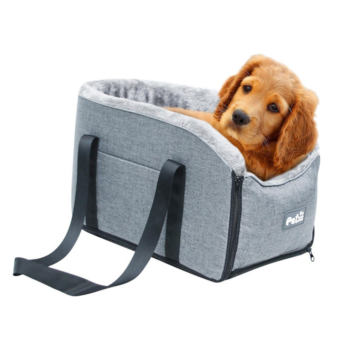 Dog Car Seat, Centre Console Dog Car Seat for Cat and Small Dog, Portable Pet Travel Carrier Travel