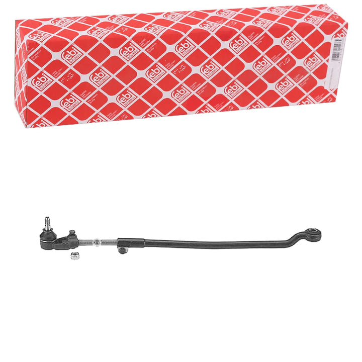 febi bilstein 14135 Spurstange mit Endstück und Sicherungsmutter , 1 Stück Vorderachse links, Vorder