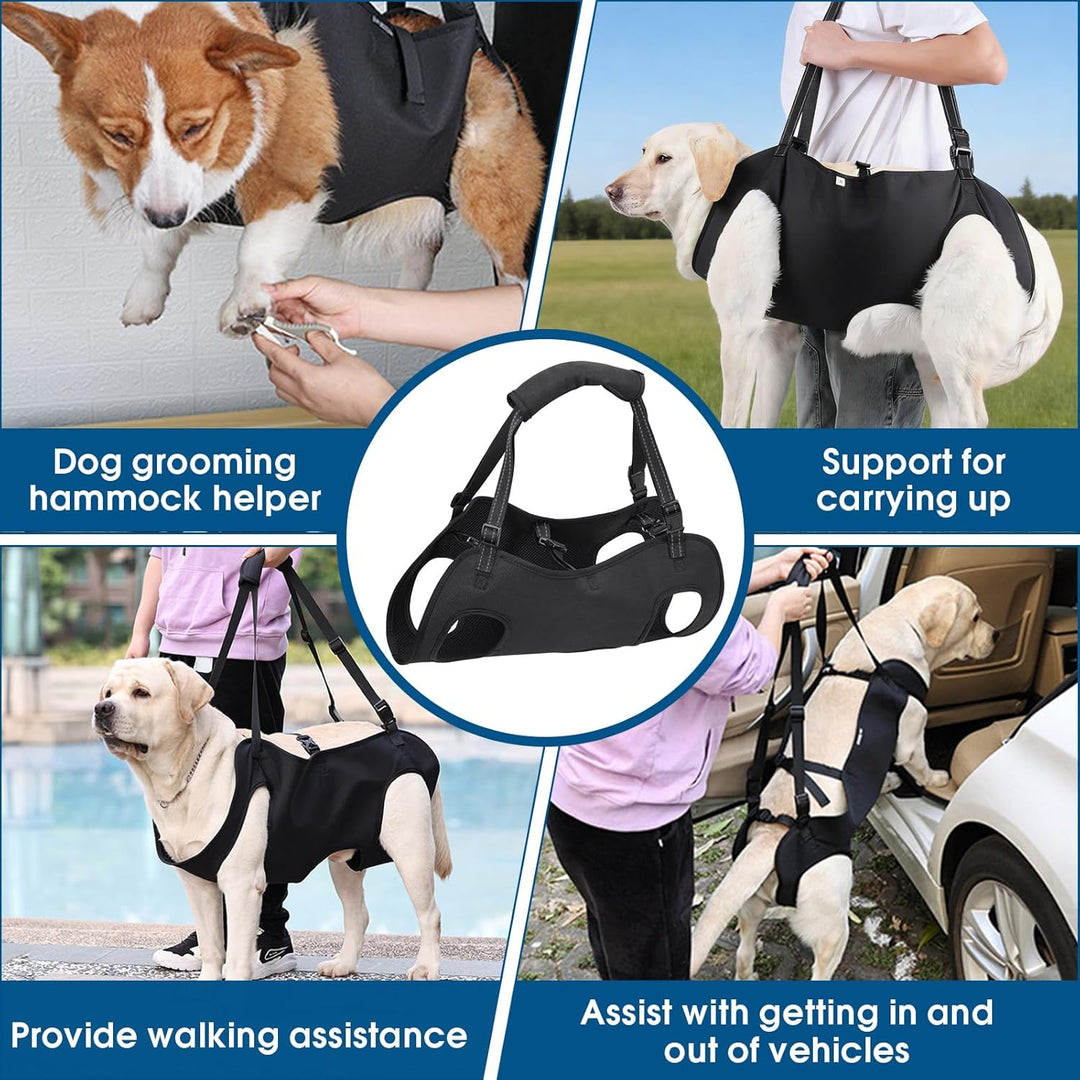 Tragehilfe Hund Gross, Hunde Tragehilfe, Hundehebegeschirr für Behinderte, Verletzte Oder Ältere (XL