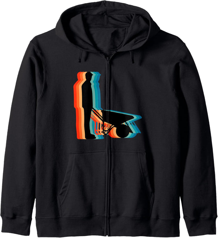 Stolzer Landarbeiter Papa, Retro Vintage Kapuzenjacke