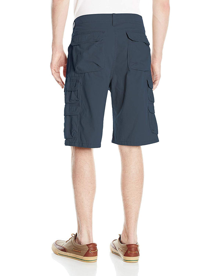 Wrangler Authentics Herren Big & Tall Premium Twill Cargo-Shorts, Mitternacht/Ausflug, einfarbig (Mi